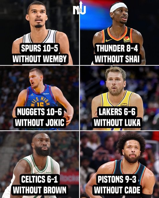 爱游戏app下载-各MVP候选人缺席时球队战绩：文班10-5 亚历山大8-4 东契奇6-6